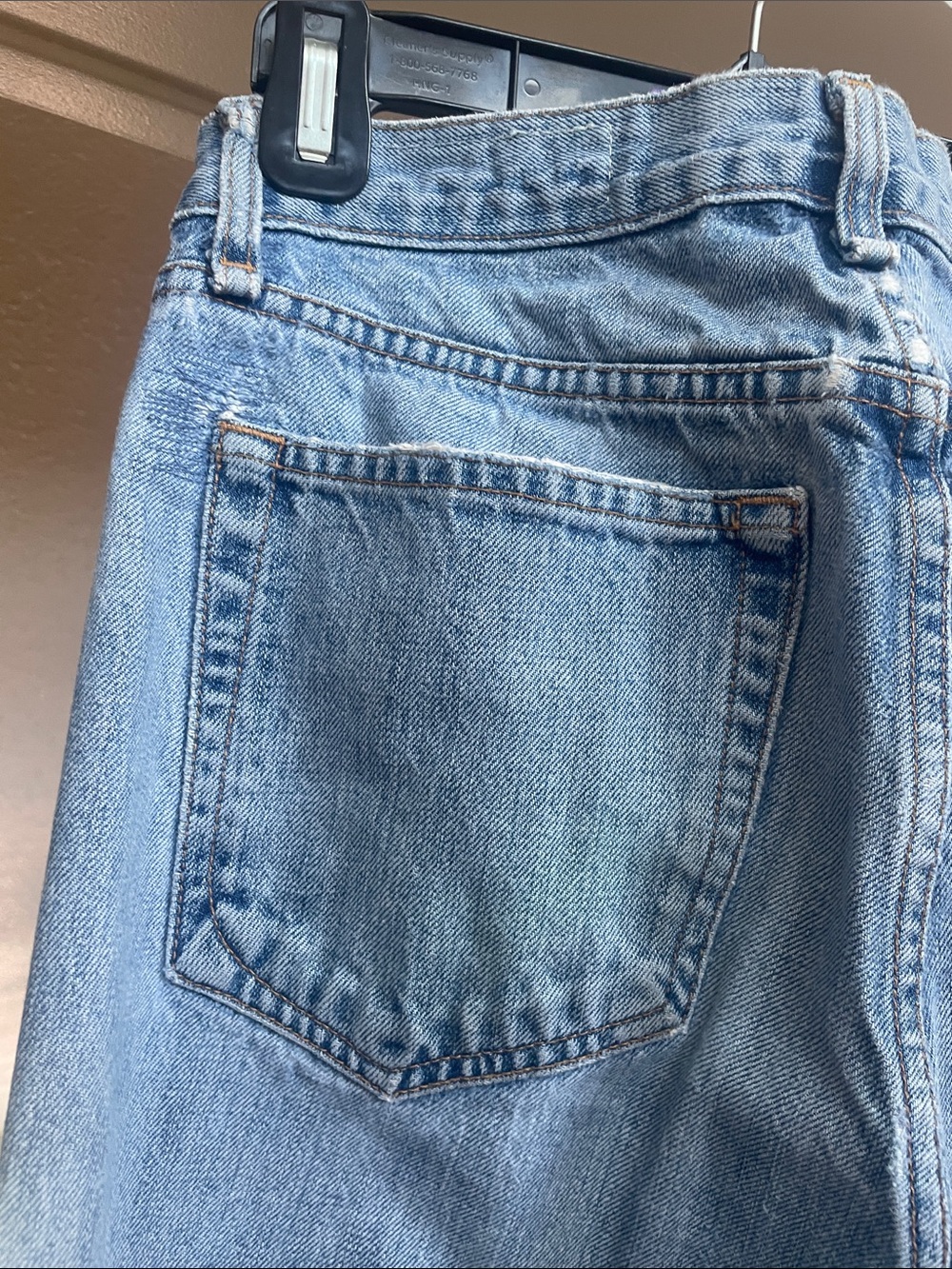 rag & bone High Rise Light Blue Jeans - Picture 3 of 5